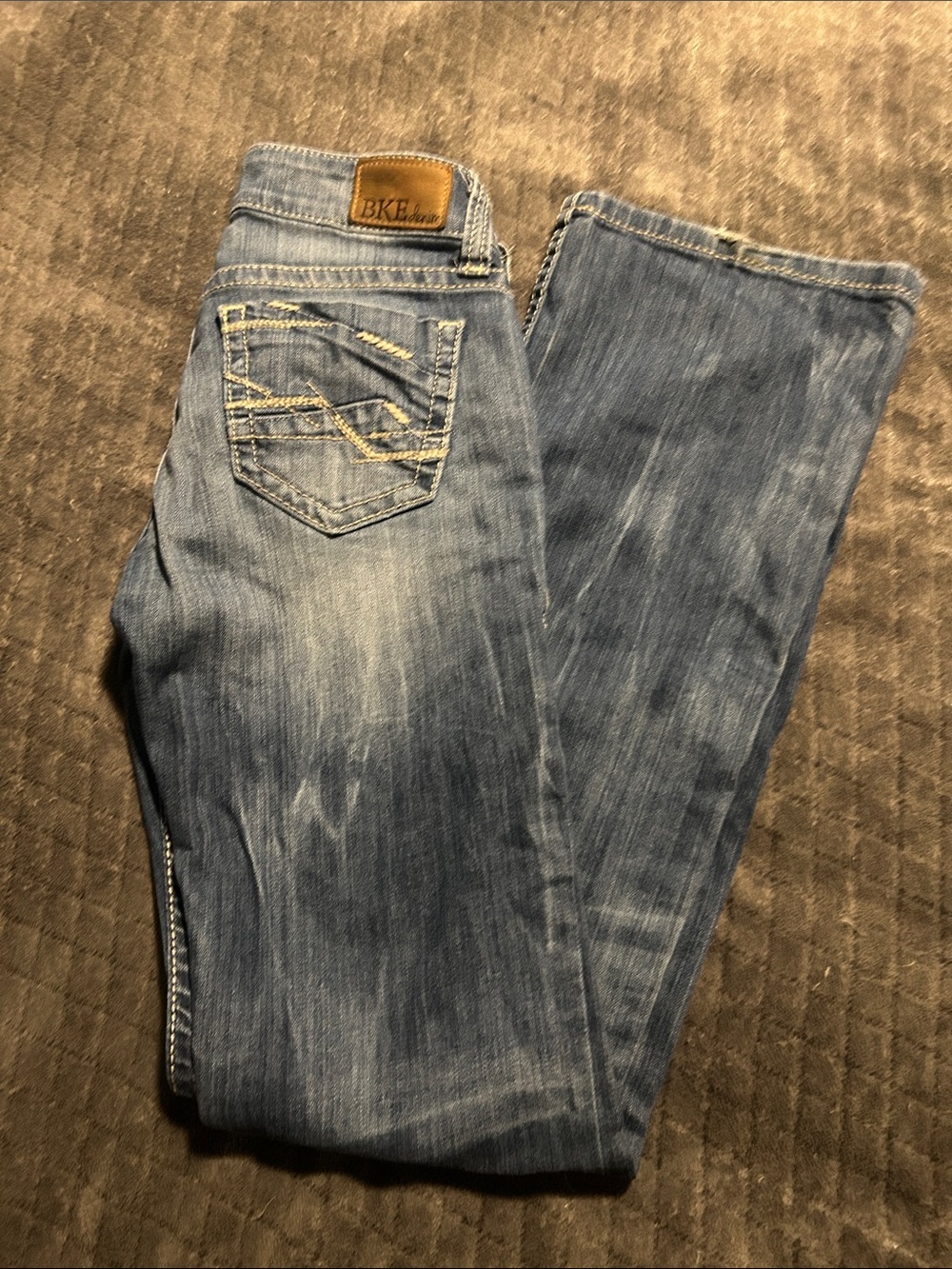 BKE Women's Blue Boot Cut Jeans